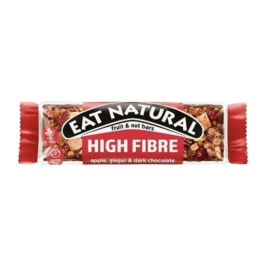 Eat Natural High Fibre Apple, Ginger & Dark Chocolate 40g