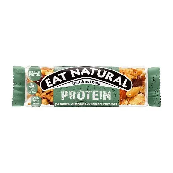Eat Natural Protein Bar Peanuts Almonds & Salted Caramel 40g