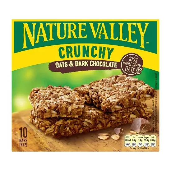 Nature Valley Crunchy Oats & Chocolate 5 Pack 5x42g