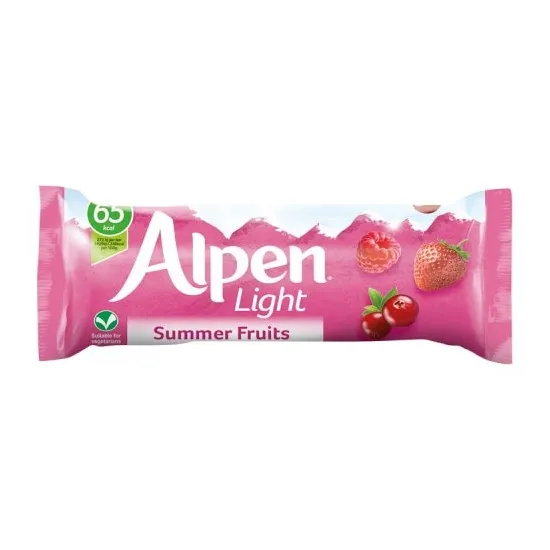 Alpen Light Bars with Summer Fruits 19g