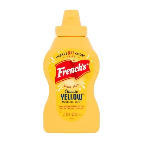 French's Classic Yellow Mustard Squeezy 226g