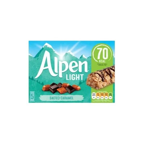 Alpen Light Salted Caramel (5x19g)
