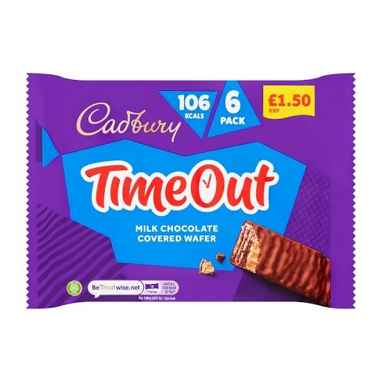 Cadbury Timeout 6 Pack PMP 121.2g