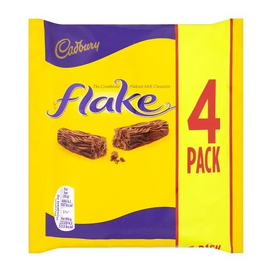 Cadbury Flake 4 Pack 80g