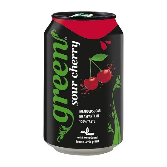 Green Sour Cherryade Cans 330ml