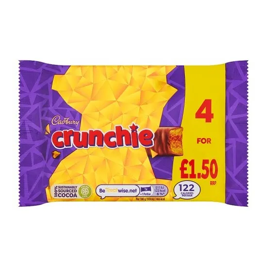 Cadbury Crunchie 4 Pack PMP 104.4g