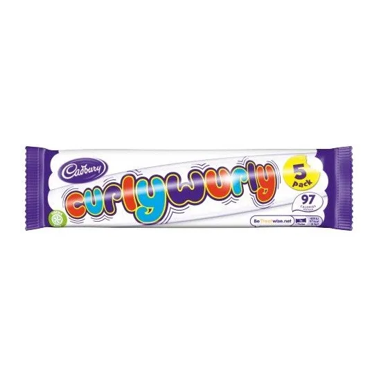 Cadbury Curly Wurly 5 Pack 107.5g