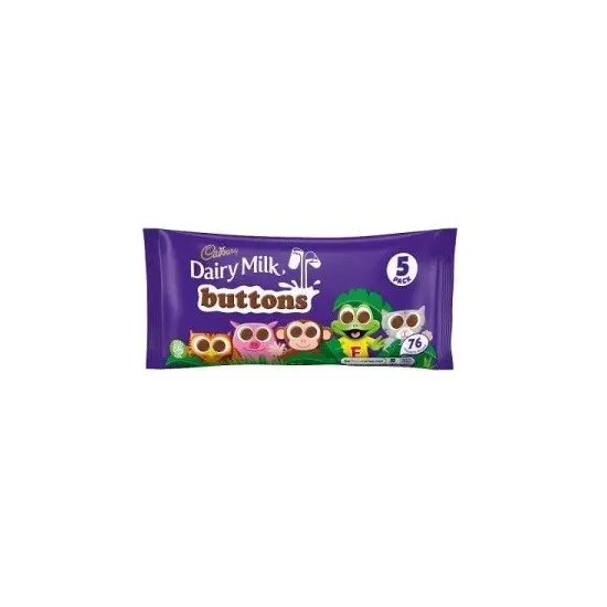 Cadbury Dairy Milk Buttons 5 Pack 70g