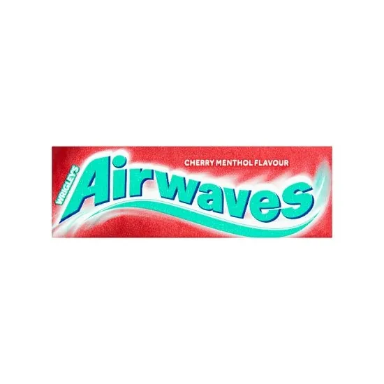 Airwaves Cherry Menthol Sugarfree Chewing Gum 10 Pieces