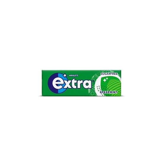 Extra Spearmint Chewing Gum Sugarfree  10 pieces