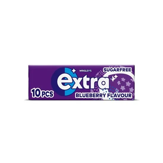 Extra Blueberry  Flavour Sugarfree Chewing Gum 10 pieces