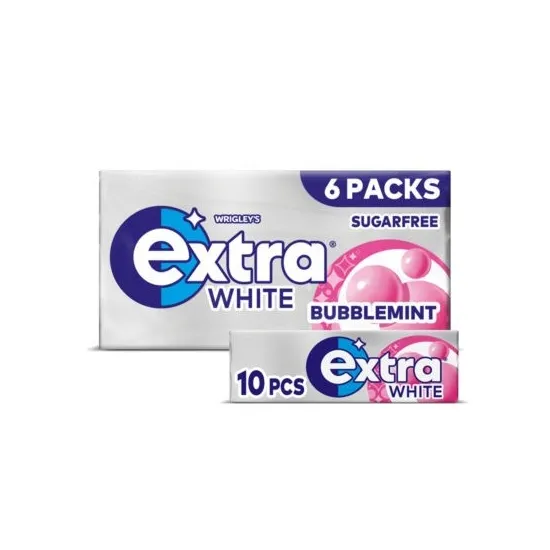 Extra Bubblemint 6 Pack 10 Pieces