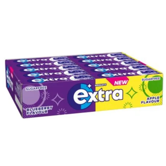 Extra Apple & Blueberry 30 Packs 10 Pieces