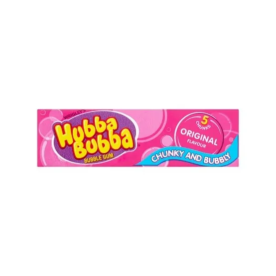 Hubba Bubba Original Bubblegum 5 Chunky Chews