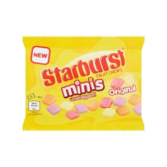 Starburst Minis Original Sweets Bag 45g