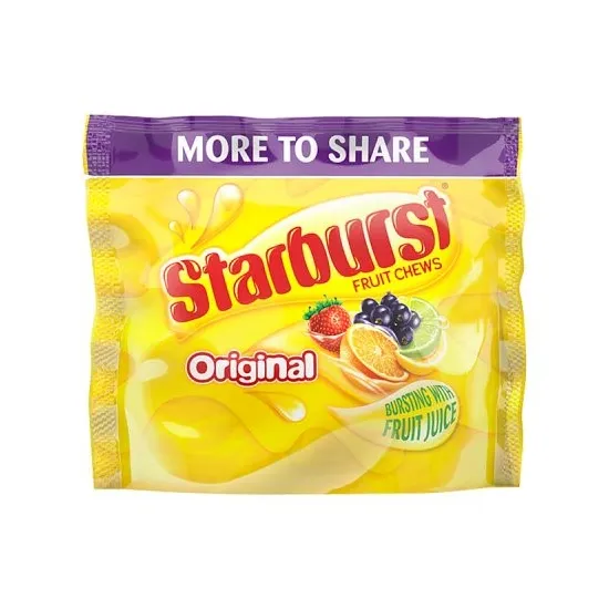 Starburst Original Fruit Chews Sweets More to Share Pouch Bag 350g