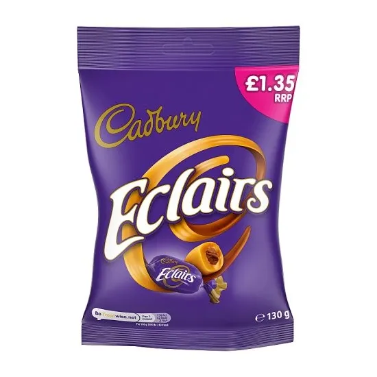 Cadbury Chocolate Eclairs PMP 130g