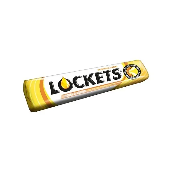 Lockets Honey & Lemon Cough Sweet Lozenges 41g