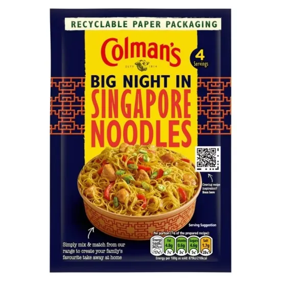 Colmans Singapore Noodles Mix 24g Colmans Singapore Noodles Mix 24g