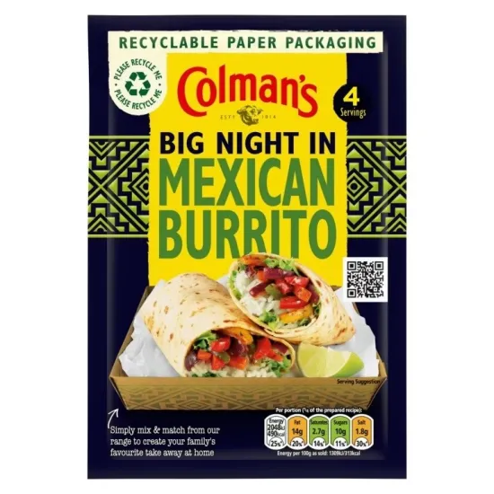 Colmans Burrito Mix 38g