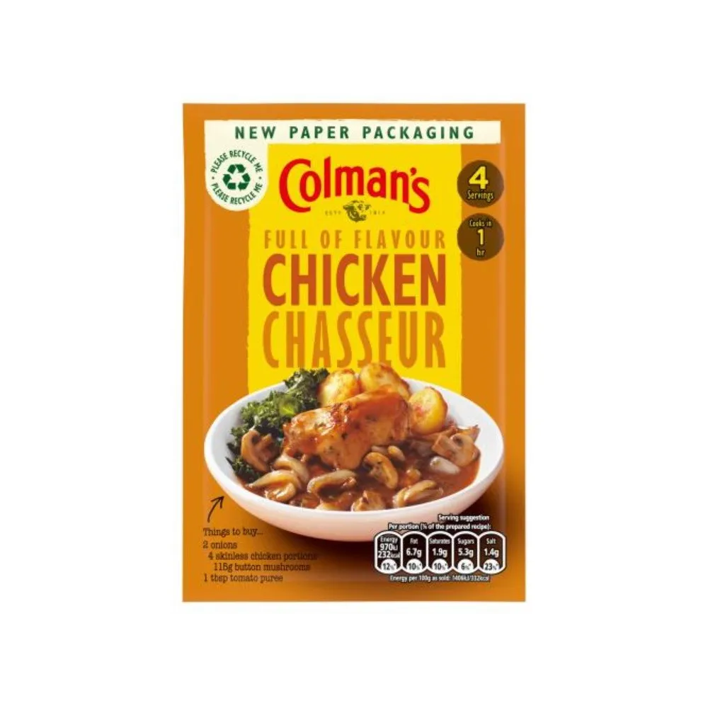 Colmans Chicken Chasseur Mix 43g Colmans Chicken Chasseur Mix 43g