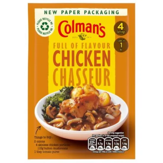 Colmans Chicken Chasseur Mix 43g Colmans Chicken Chasseur Mix 43g