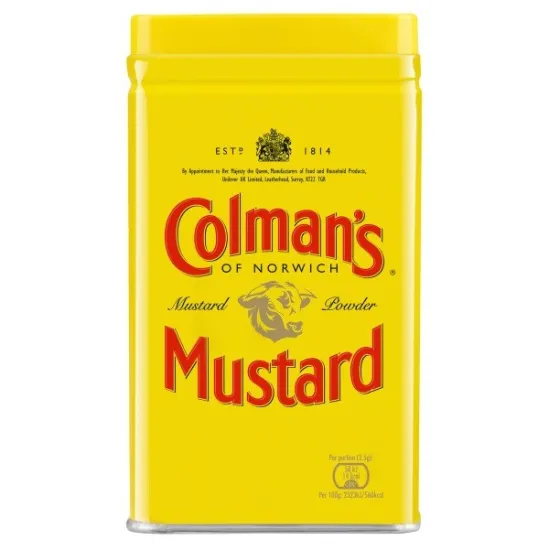 Colmans Mustard Tin Powder 24x57g