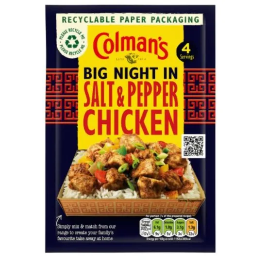 Colmans Salt & Pepper Chicken 30g
