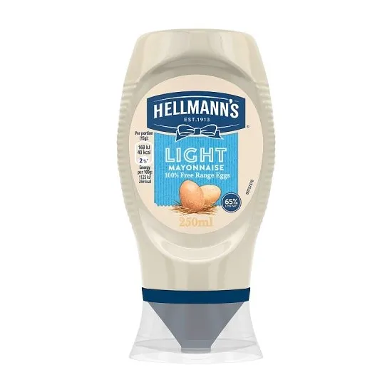 Hellmanns Squeezy Light  Mayonnaise 250ml
