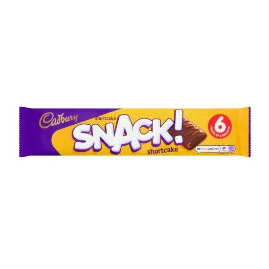 Cadbury Snack Shortcake 6 Pack 120g